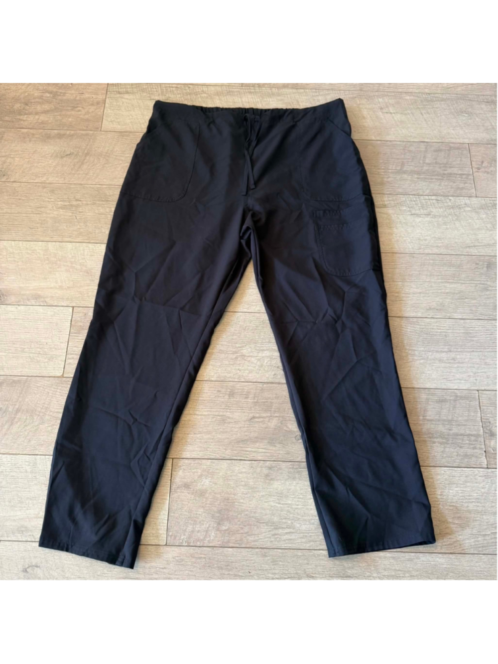 Scrubstar Straight Leg Women's Scrub Pants Size XL/XG Black